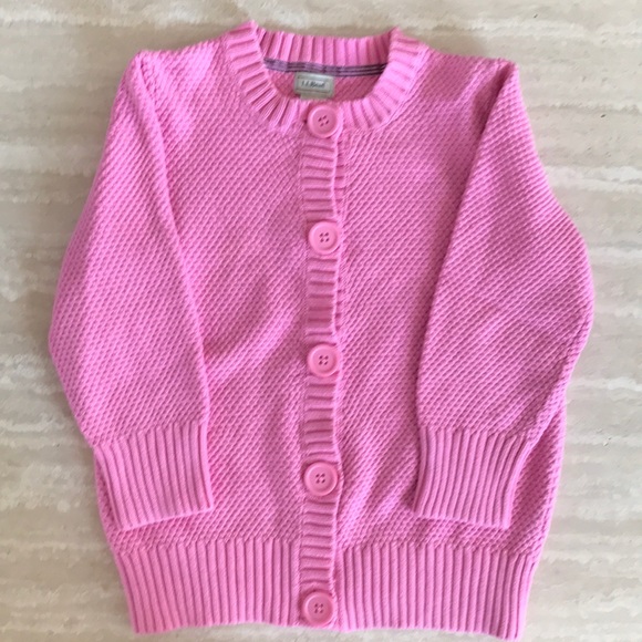 Pink cardigan by LL Bean - Picture 2 of 6